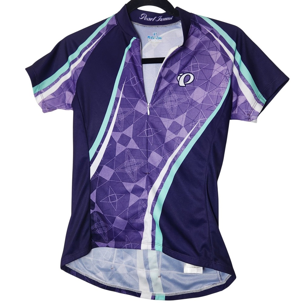 Pearl iZUMi purple‎ cycling short sleeve shirt women's size small